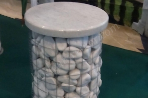 мраморный щебень белый