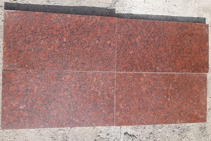 Гранит Империал Ред - плитка поступила на склад